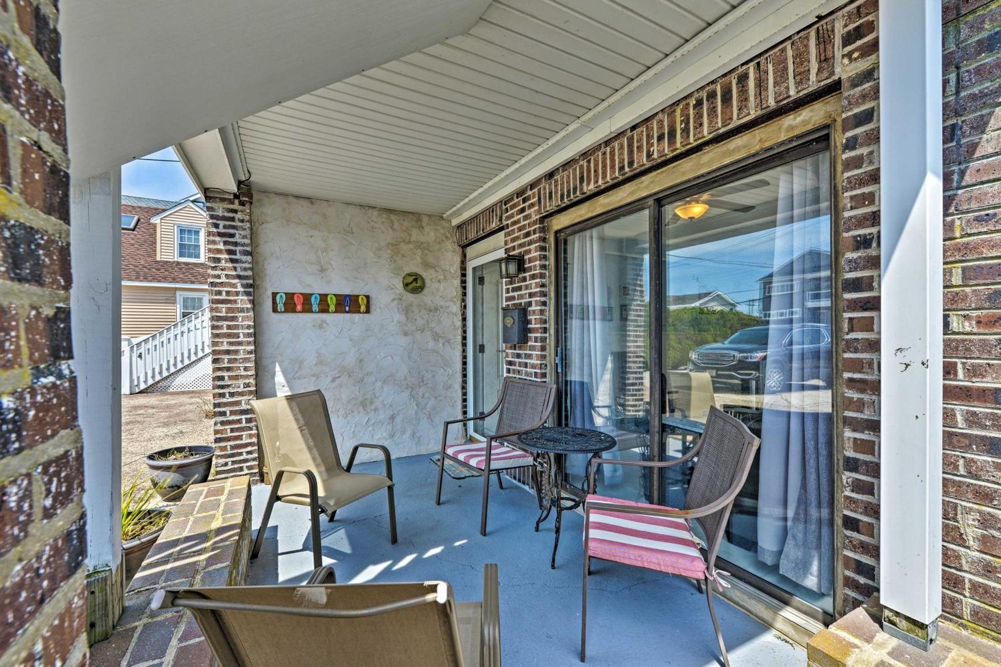 Walk To Beach Coastal Brigantine Condo With Patio! Bagian luar foto